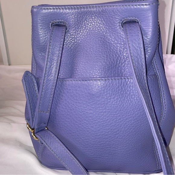 RARE Coach Vintage Sonoma Purple Periwinkle Leather Bag - Picture 3 of 15